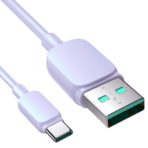 Cablu Joyroom Multi-Color Series A14 S-AC027A141P, USB A la USB C, 3A, 1,2m, MOV - imagine 3