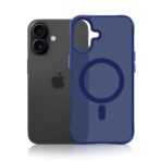 Husă pentru Apple iPhone 16 - 3mk Smoke MagCase Albastru - imagine 3