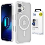Husă pentru Apple iPhone 17 - 3mk Smoke MagCase Alb