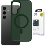 Husă pentru Apple iPhone 17 Pro Max - 3mk Smoke MagCase Verde
