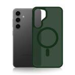 Husă pentru Apple iPhone 17 Pro Max - 3mk Smoke MagCase Verde - imagine 3