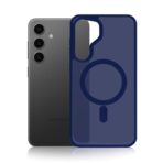 Husă pentru Samsung Galaxy S25 - 3mk Smoke MagCase Albastru - imagine 4