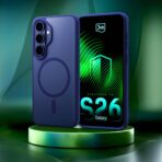 Husă pentru Samsung Galaxy S26 - 3mk Smoke MagCase Albastru - imagine 3