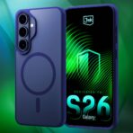 Husă pentru Samsung Galaxy S26 - 3mk Smoke MagCase Albastru - imagine 4