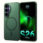Husă pentru Samsung Galaxy S26 - 3mk Smoke MagCase Verde