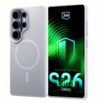 Husă pentru Samsung Galaxy S26 Ultra - 3mk Smoke MagCase Alb