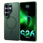 Husă pentru Samsung Galaxy S26 Ultra - 3mk Smoke MagCase Verde