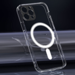 Husă Apple iPhone 17 - Anti Shock 1.5 mm Mag cu protectie modul camere, Transparent - imagine 2