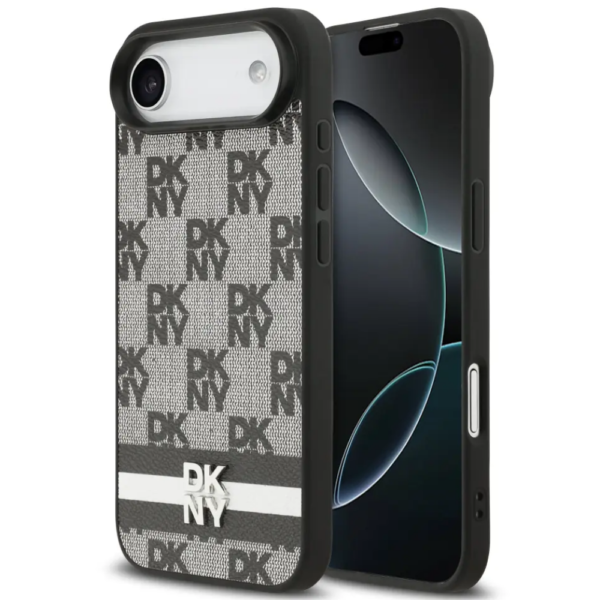 Apple iPhone Air – DKNY Checkered Pattern and Stripe DKHCP17MPCPTSSK Negru
