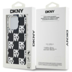 Husă pentru Apple iPhone 15 Pro - DKNY Checkered Pattern DKHCP15LHDLCEK Negru - imagine 3