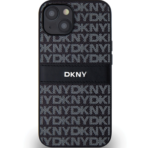 Husă pentru Apple iPhone 15 Plus - DKNY Repeat Pattern Tonal Stripe DKHCP15MPRTHSLK Negru - imagine 2