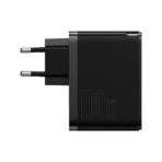 Încărcător rețea Baseus CCGP090201 GaN5 Pro, 100W, PD 3.0, PPS, 1xUSB-C 1xUSB-A, Negru - imagine 2