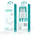 Încărcător rețea Devia Rocket RLC-380, PD 20W, 1xUSB C, Alb, cu cablu USB C la Lightning - imagine 3