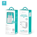 Încărcător rețea Devia RLC-380 Rocket, 20W, Power Delivery, USB-C, Alb - imagine 2
