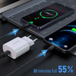 Încărcător rețea Devia RLC-380 Rocket, 20W, Power Delivery, USB-C, Alb - imagine 4