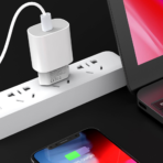 Încărcător rețea Devia RLC-380 Rocket, 20W, Power Delivery, USB-C, Alb - imagine 5