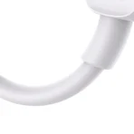 Detaliu mufă ranforsată Cablu Joyroom Multi-Color Series A14 S-AL012A141W, Alb
