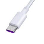 Cablu Devia Shark EC306, USB-A la USB-C, 5A, 1.5m, Alb - imagine 3